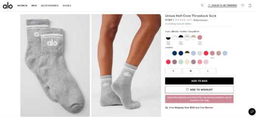 好甜好迷人，大毛巾厚底+字母提花。时髦复古常规筒运动袜C081258 商品图5