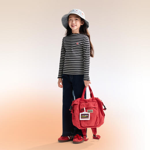 女童中领长袖针织衫秋季新款安奈儿童装EG531576 商品图3