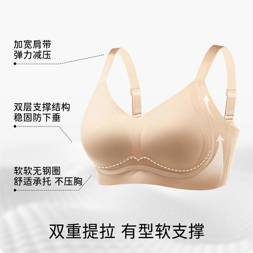 A1-💟【B-D杯】【反重力提拉 全罩杯】【大胸显小】无痕提拉轻奢性感内衣女防下垂收副乳调整型文胸  焕彩星氧/提拉绮梦 商品图1