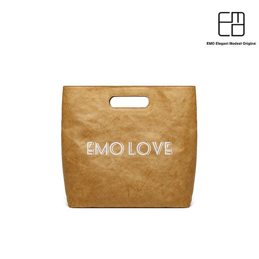 EMO Elegant Modest Original 牛皮纸手提袋 休闲百搭 日常通勤 商品图1