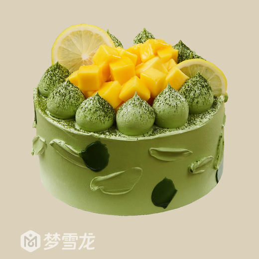 春野芒芒·抹茶香芒麻薯·纯牛乳冰淇淋蛋糕 |  梦雪龙 商品图2