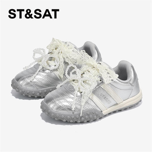 【童鞋】星期六精致双蝴蝶结运动防滑女童阿甘鞋SSD3191U2V 商品图8