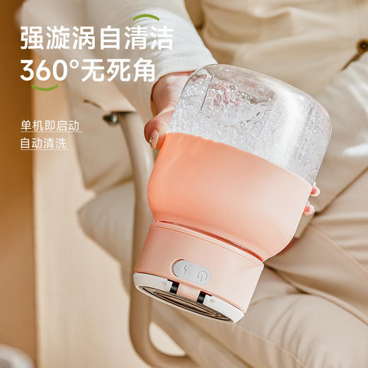 「高颜值！便携榨汁机」Zemkon榨汁机便携式小型水果做果汁机果蔬blender迷你榨汁杯餐饮用具 商品图3