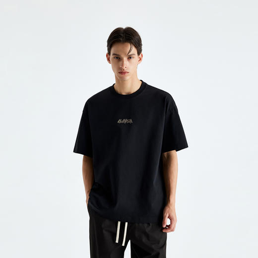 CHINISM赤尘 绣花logo凉感抗菌短袖T恤男2025夏季速干防晒半袖 商品图0