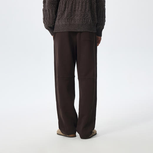 CHINISM折扣季 重磅纯棉针织长裤男冬季加厚裤子休闲运动男士卫裤 商品图3