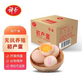 超值40枚！【无抗养殖，科学喂养，无药残！】喷码可溯源！开窝鲜鸡蛋40枚 谷物喂养初产蛋 无抗生素可生食 茶餐厅用优质蛋-QB