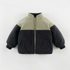 马克珍妮男童双面穿撞色夹棉外套2025秋冬新款551591 商品缩略图3