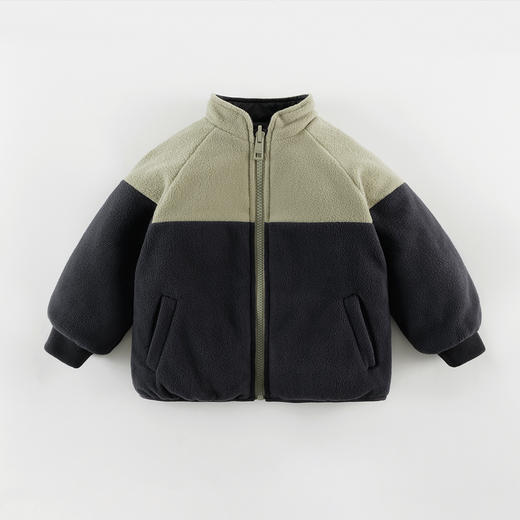 马克珍妮男童双面穿撞色夹棉外套2025秋冬新款551591 商品图3