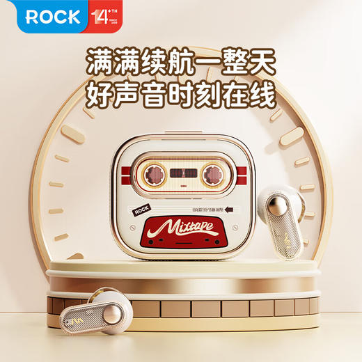 ROCK 复古磁带机TWS蓝牙耳机 商品图4