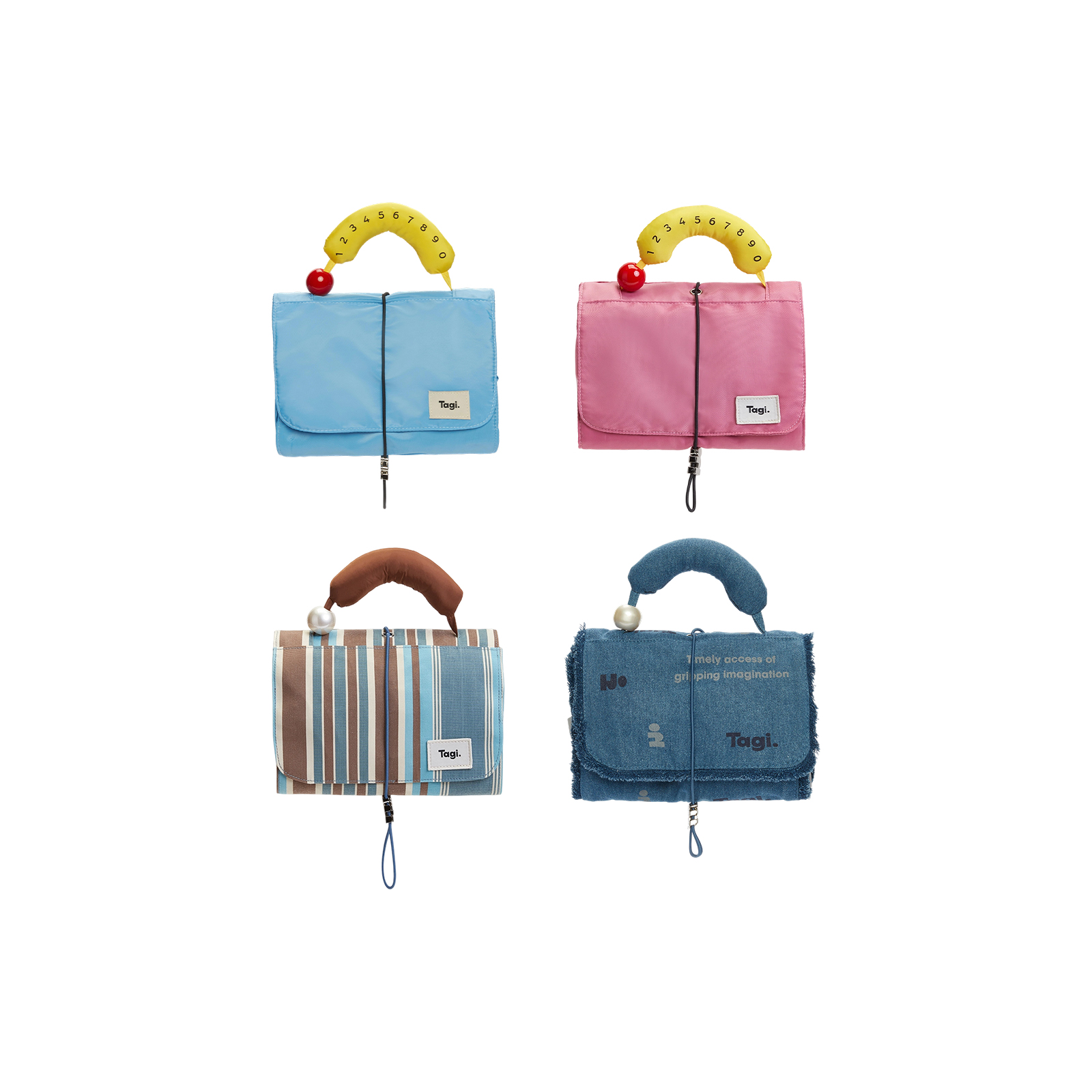 Tagi 哈兜蛋卷收纳包 洗漱旅行便携收纳包拆卸折叠多功能化妆包大容量