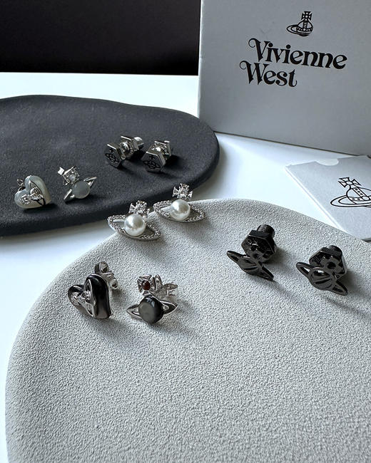 现货 THS-无 西太后家 贝母土星耳钉合集 6色 CU1320 商品图4