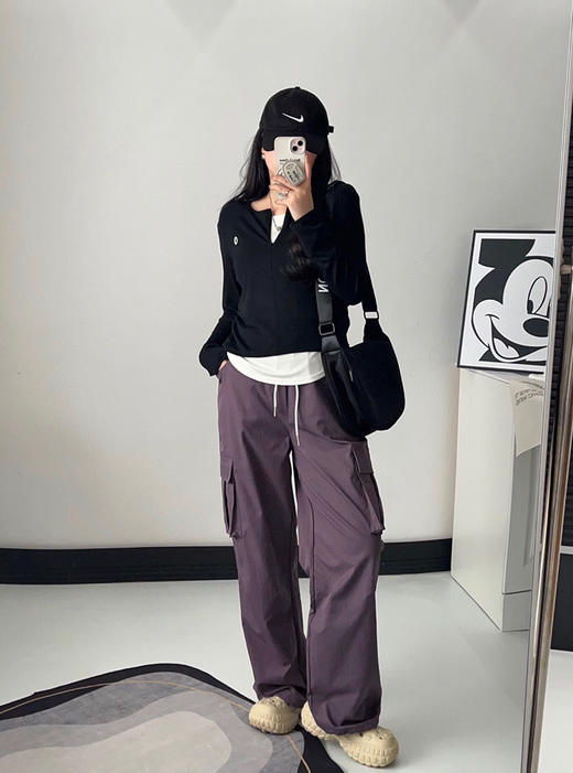 FXA25802 情侣款两穿工装裤 商品图6