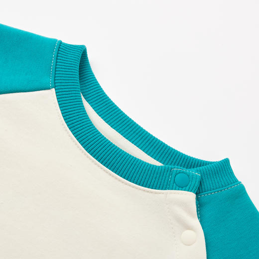 【MQD】【小童】童装男童卫衣2025春季新款儿童撞色印花百搭宝宝上衣 商品图1