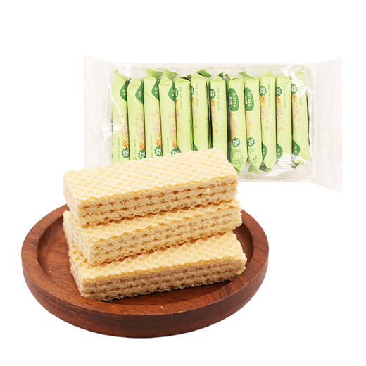 三牛无糖威化饼干  200g原味草莓豆乳可可 办公室零食休闲食品 商品图0