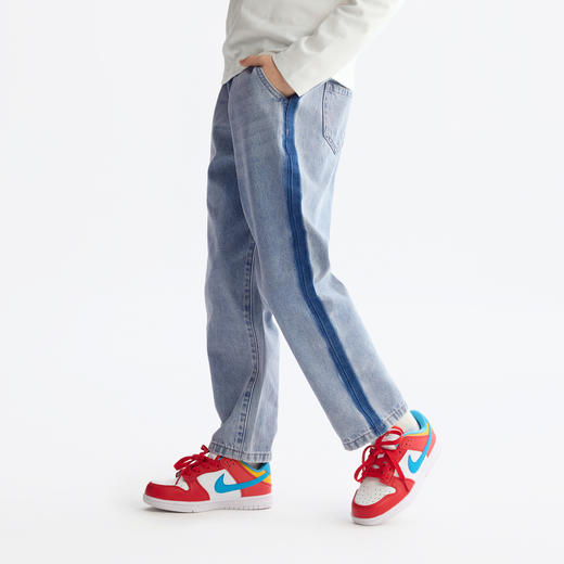 【MQD】童装女童裤子2025春季新款儿童牛仔裤百搭长裤中大童束脚裤 商品图2