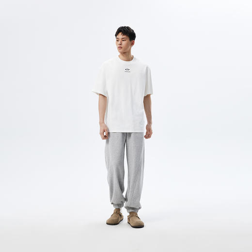 CHINISM赤尘 分割结构束脚卫裤男春秋美式男生运动裤子黑色休闲裤 商品图3