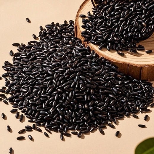 【时芸汇】有机黑米390g/罐*2 五谷杂粮煮粥蒸饭米香浓郁软糯颗粒饱满 商品图3