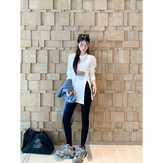 【129元任选2件】现货！长款宽松侧开叉长袖 商品图3