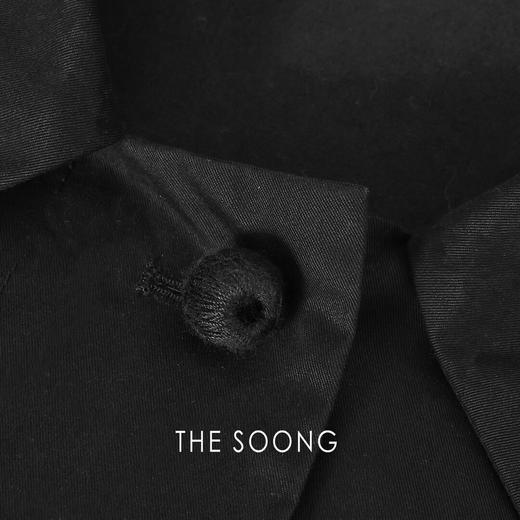 THESOONG"极简再塑"100%纯棉重酵洗双重加软线条感风衣外套HLFY6899 商品图5