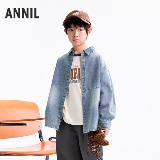 【实体店同款】男童夹克外套秋季新款安奈儿童装AB535133 商品图2