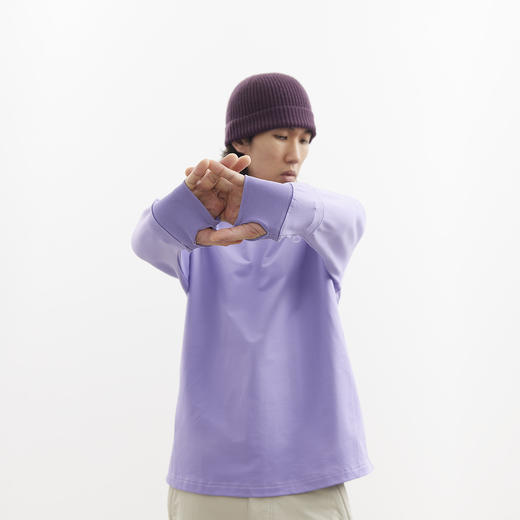 吃茶去chichaqu25速干防晒吸湿排汗长袖圆领T恤户外徒步运动 商品图2