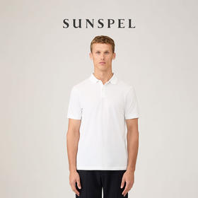 SUNSPEL男士经典款珠地棉网眼Polo衫都市商务通勤春夏