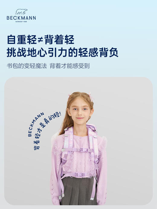 【超模君严选 】挪威 Beckmann 贝克曼Classic Maxi大容量 减负护脊28L 适合3-6年级 身高135-155cm 男女孩双肩包 商品图0