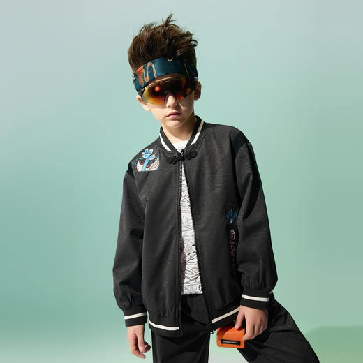 【MQD】【国潮系列】童装男童外套2025新款宝宝春装儿童棒球服夹克 商品图1