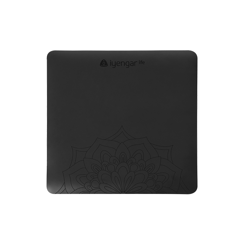 艾扬格 life A3102迷你小瑜伽垫 橡胶防滑垫 适配瑜伽椅防滑耐磨  小巧灵活易携多用