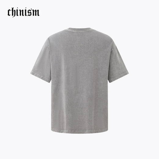 CHINISM赤尘 炒色肌理做旧短袖T恤男夏季新款美式男士纯棉半袖 商品图1