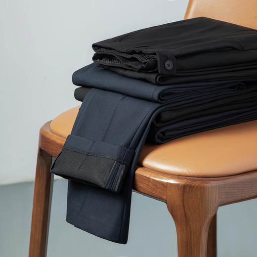 【远红外升温&抗静电】圣得西25秋新款保暖舒适直筒加绒休闲裤男 商品图12