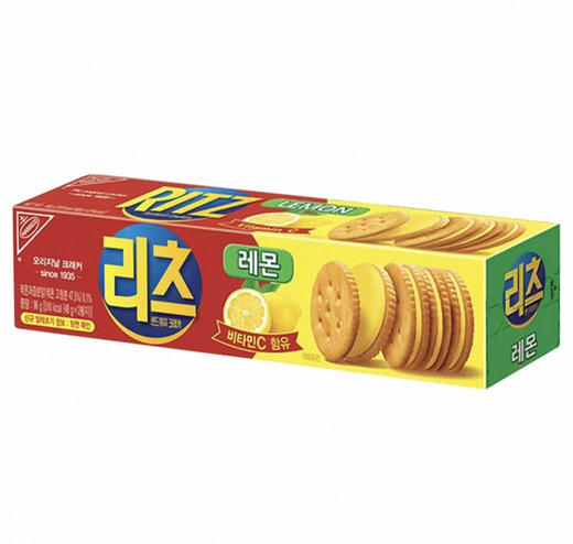 韩国东西利兹柠檬味夹心饼干96g 商品图0
