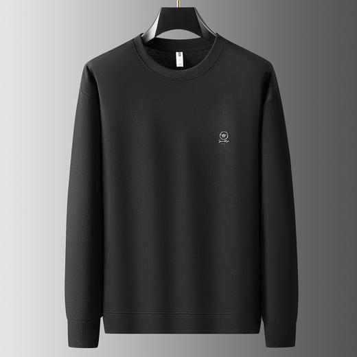 【DX】大依优型大码男装上衣圆领长袖卫衣肥佬时尚套头卫衣打底衫秋季新款男士加大码棉质 商品图9