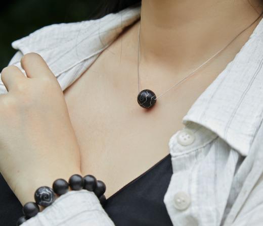 龙涎祥云珠手串·项链（男女款），古法合香手艺，8种植物名香制珠，老祖宗的随身香氛【G】 商品图3