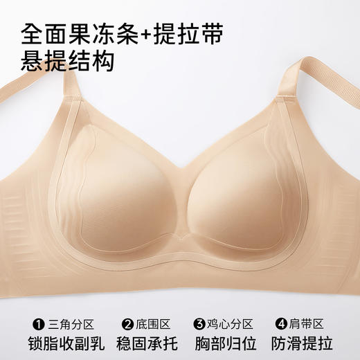 A1-💟【B-D杯】【反重力提拉 全罩杯】【大胸显小】无痕提拉轻奢性感内衣女防下垂收副乳调整型文胸  焕彩星氧/提拉绮梦 商品图5
