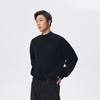 CHINISM赤尘 黑色羊毛衫男冬季半高领打底衫男士毛衣内搭针织衫 商品缩略图0