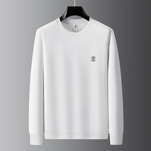 【DX】大依优型大码男装上衣圆领长袖卫衣肥佬时尚套头卫衣打底衫秋季新款男士加大码棉质 商品图8