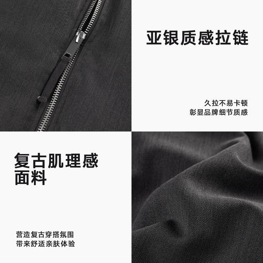 CHINISM赤尘 MA1棒球领飞行夹克棉服男冬季美式男士加厚棉衣外套 商品图4