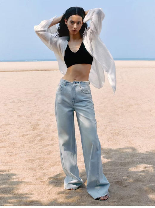 【高品质私服】【ZZ宽松法式透气麻衬衫】质地细腻亲肤，轻薄有呼吸感，自然微绉风格G1502/G1508-CC【无标出货 介意慎拍】 商品图3