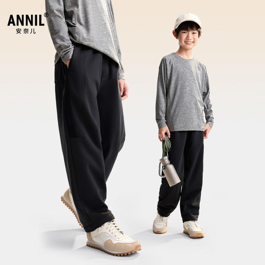 男童全腰针织单裤秋季新款安奈儿童装EB536548 商品图0