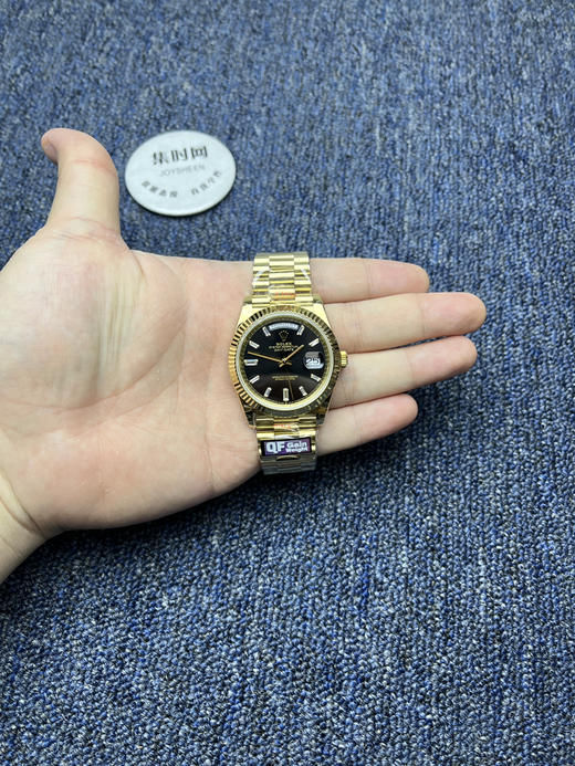 QF配重版 重量180克+ 劳力士星期日历型系列 日志40mm 黑冰糖DD
款式：男士腕表 商品图8