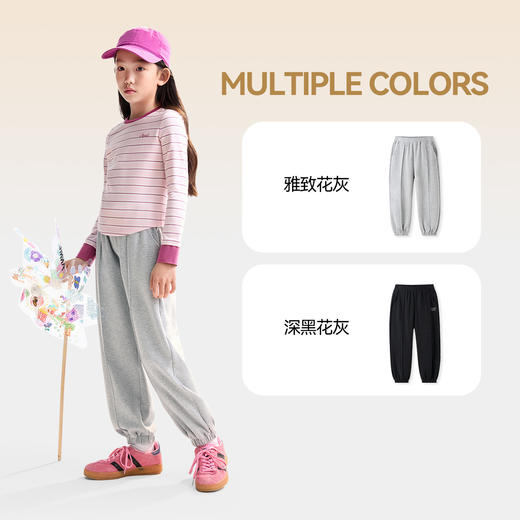 女童全腰针织单裤秋季新款安奈儿童装EG536509 商品图2