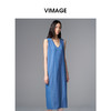 VIMAGE纬漫纪简约直筒宽松圆领休闲遮肉无袖连衣裙2025夏季新款V2307929 商品缩略图2