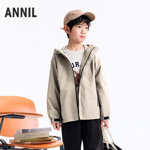 【实体店同款】男童梭织外套秋季新款安奈儿童装AB535147 商品图0