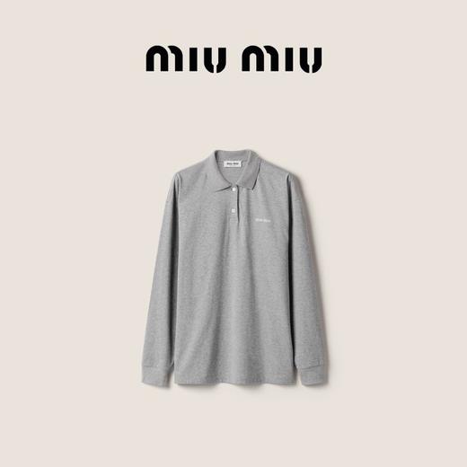 美式学院polo衫，小标刺绣设计。元祖灰翻领长袖宽松上衣C081268 商品图6