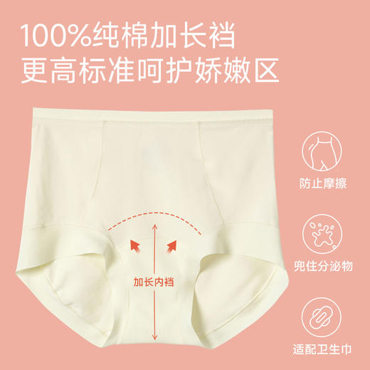 60支全棉抗菌高腰内裤 商品图1