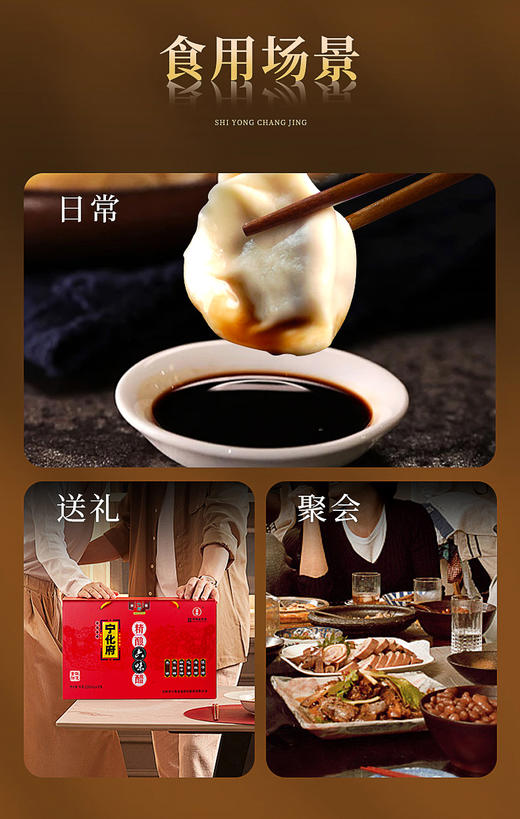 宁化府4.6度散打醋纯粮酿造调味饺子醋1450ml 商品图1