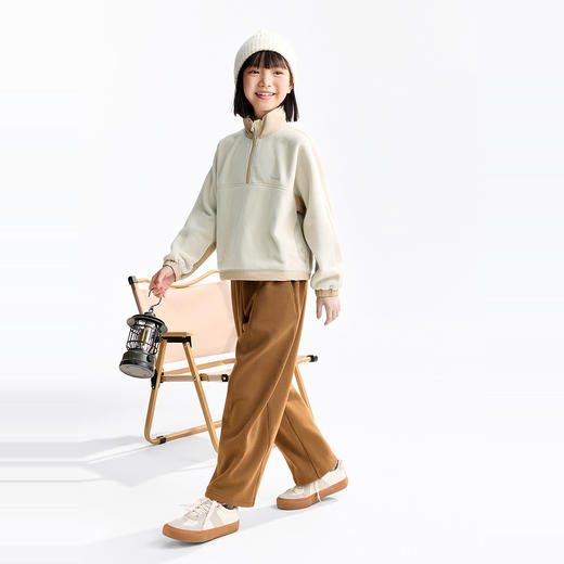 女童半开领长袖上衣秋季新款安奈儿童装EG531560 商品图5