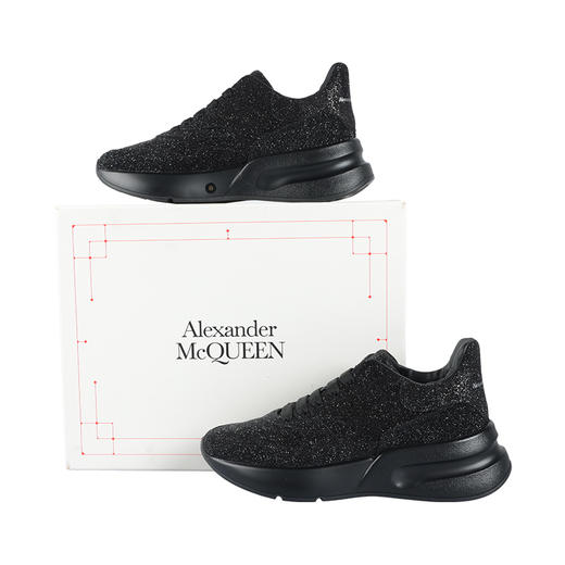 【超惠秒】McQueen 麦昆 男女通款 满天星真皮软弹运动休闲鞋 12041 商品图1