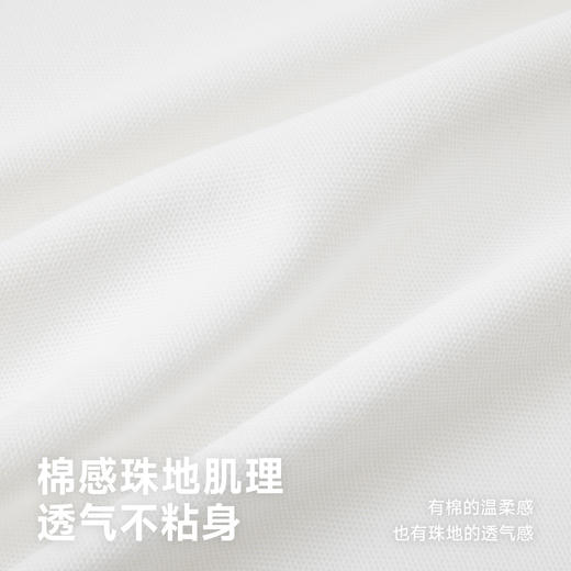 CHINISM赤尘 珠地肌理短袖polo衫男2025夏季刺绣T恤男士上衣 商品图4